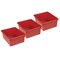 Romanoff Storage Bin, Red, 3 PK ROM16102 - alternate 1